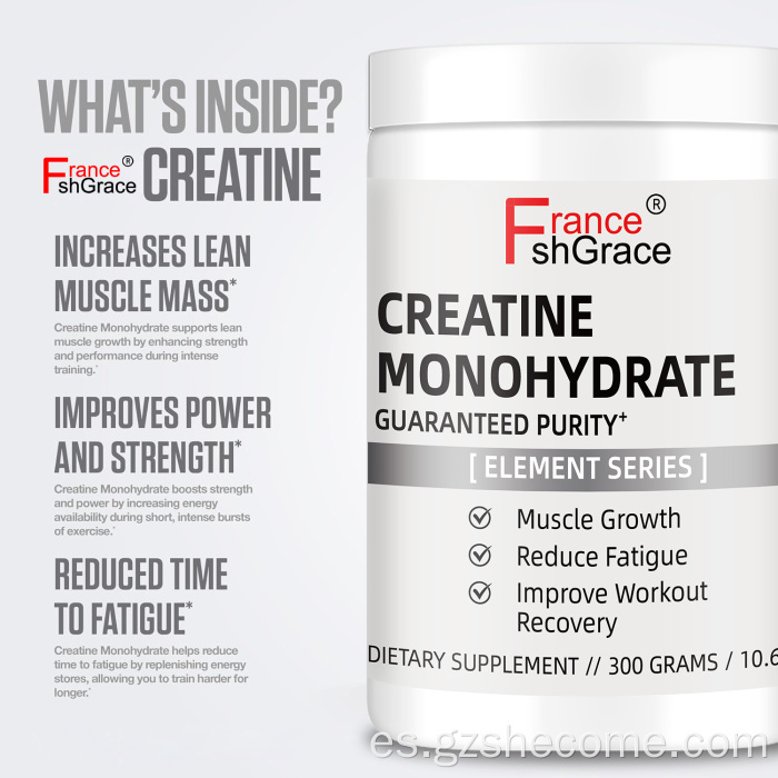 Venta caliente de monohidrato de creatina en polvo que ayuda a desarrollar músculo